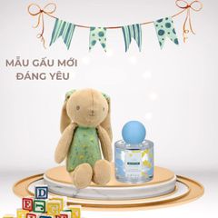Bộ nước hoa Klorane Bebe mẫu mới nhất tặng kèm chú thỏ nhồi bông đáng yêu
