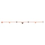 Vòng tay Swarovski Remix Collection Mickey Strandmulti-Colored, Rose-Gold Tone Plated