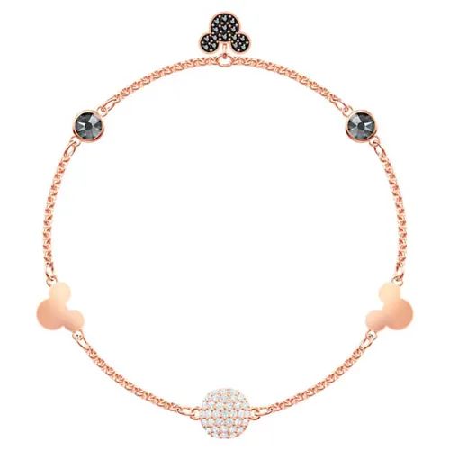 Vòng tay Swarovski Remix Collection Mickey Strandmulti-Colored, Rose-Gold Tone Plated