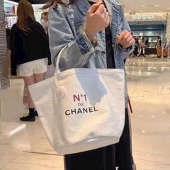 Túi tote vải Canvas Chanel No.1