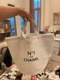 Túi tote vải Canvas Chanel No.1