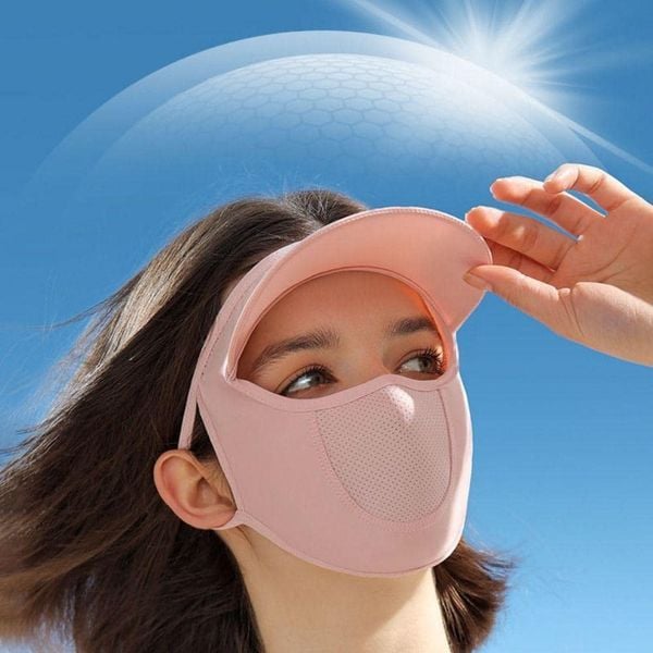 Khẩu trang UV 2in1 kèm mũ chống nắng