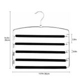 Bộ 3 móc treo khăn, treo quần Songmics tiết kiệm không gian