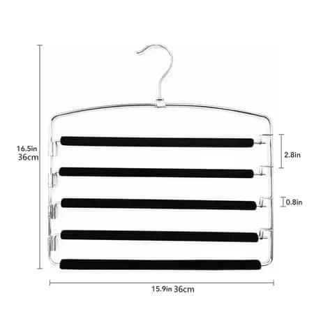 Bộ 3 móc treo khăn, treo quần Songmics tiết kiệm không gian