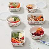 Hộp đựng thực phẩm vuông Lenox ButterButterfly Meadow