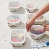 Hộp đựng thực phẩm vuông Lenox ButterButterfly Meadow