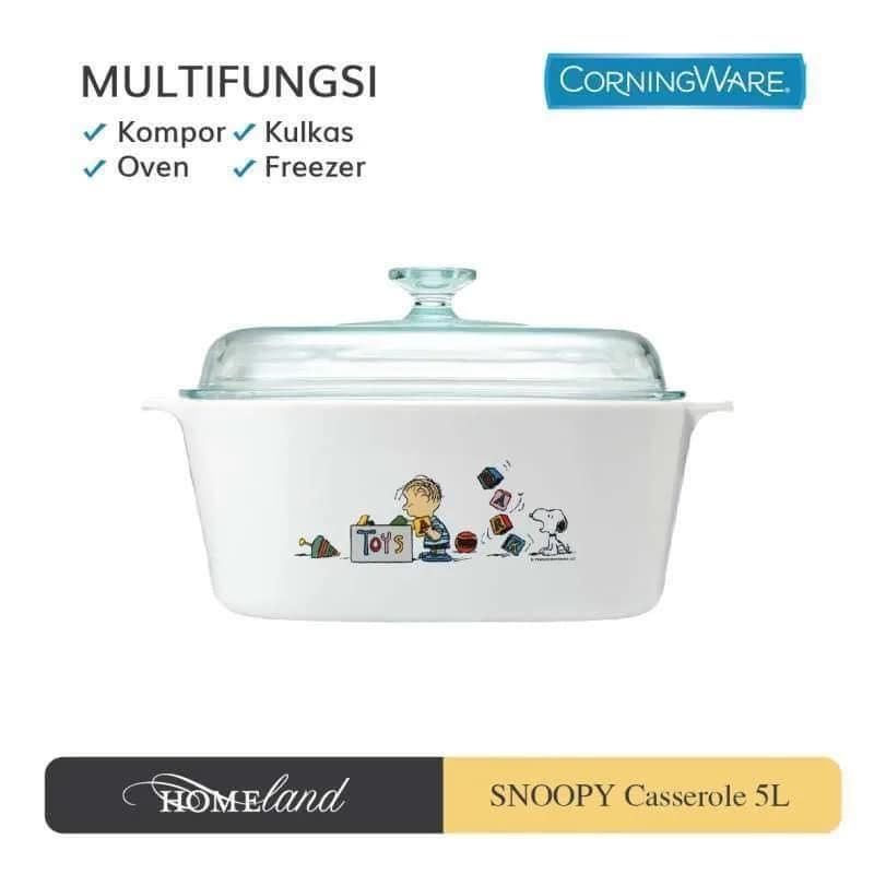Nồi gốm thủy tinh chịu nhiệt Corningware 5L