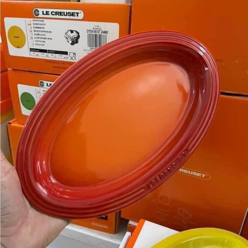 Đĩa hình Oval 25cm Flame Le Creuset màu cam