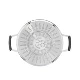 Nồi inox Tefal Optispace nắp kính 24/28cm