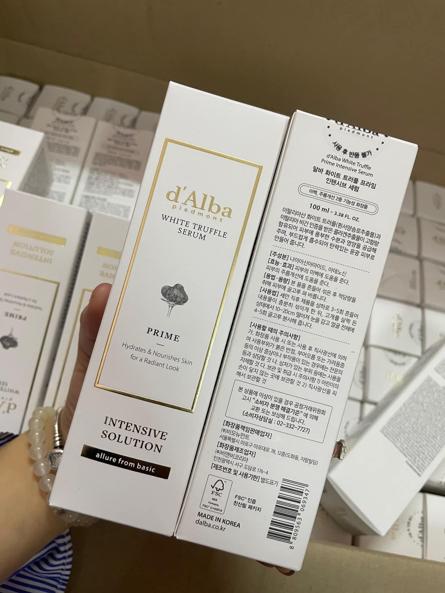 Xịt khoáng d'Alba 100ml