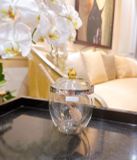 Hũ mật ong thủy tinh 2 lớp Godinger Pomegranate