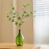 Lọ hoa thuỷ tinh cao cấp 2 màu xanh và khói