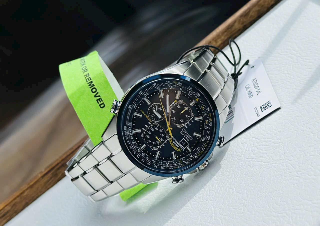 Đồng Hồ Nam Citizen Eco-Drive AT8020-54L màu xanh