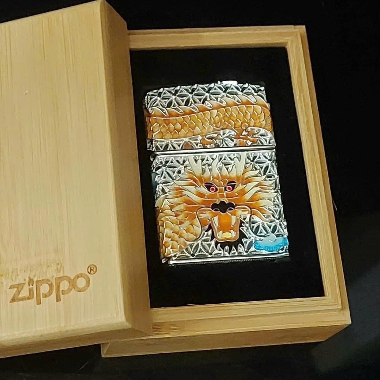 Zippo Thần Long Dạ Quang