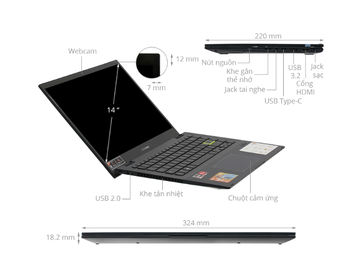 ASUS VIVOBOOK FLIP 14 TM420I