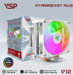 Tản Nhiệt CPU VSP V10 - Màu Trắng - Bh 06 Tháng
