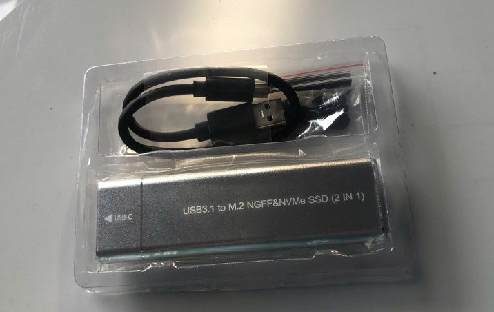 Box M2 Sata NGFF & NVMe ra USB 3.1