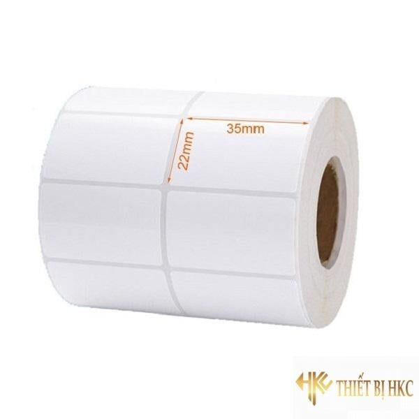 Giấy In Mã Vạch 2 Tem 35 * 22