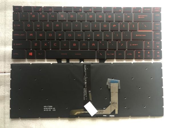 KEY MSI GS65 ZIN ĐỎ LED - BH 06 THÁNG