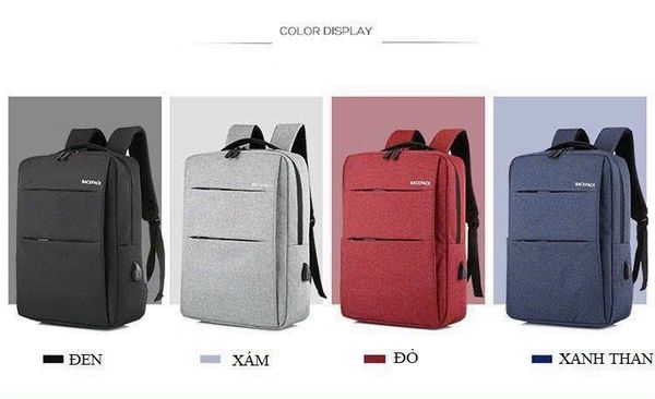 BaLo Laptop Cao Cấp - Màu Xanh Than