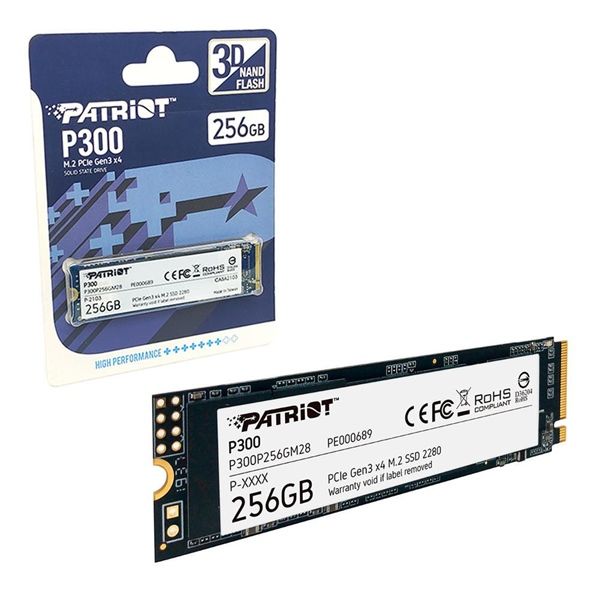 SSD NVME PATRIOT P300 256GB - BH 36 THÁNG