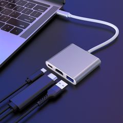Cáp Chuyển Type C to Hdmi, Usb, Type C - Bh 01 tháng