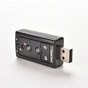USB ra sound 7.1 3D loại xịn 5,7cm - Bh 03 tháng