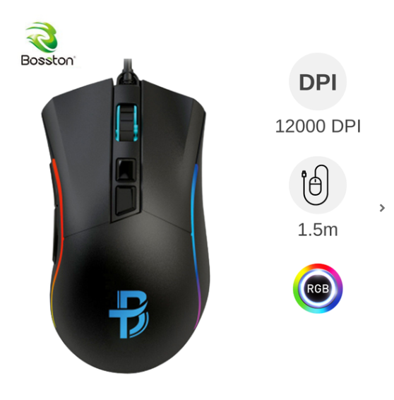 Chuột VSP Bosston GM107 Gaming - Bh 12 tháng