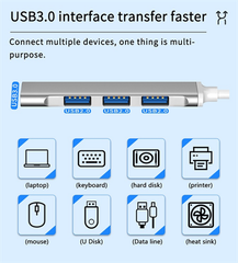Bộ Chia 1 Type C Ra 4 Cổng USB 3.0
