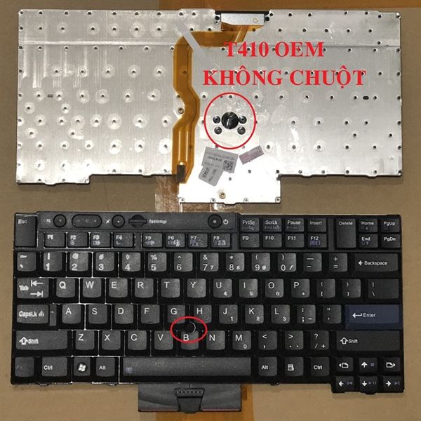 KEY LENOVO T410 KO CHUỘT OEM - BH06THÁNG