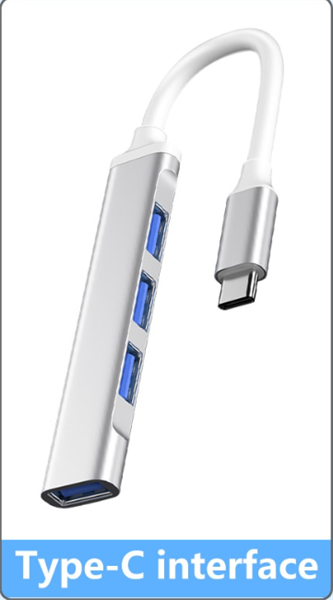 Bộ Chia 1 Type C Ra 4 Cổng USB 3.0 - Bh 01 tháng