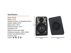 Loa PC VSP 2.0 Kisonli T-012 - Bh 03 tháng
