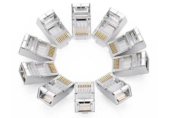 Đầu mạng RJ45 Nhựa loại tốt CAT5 (100c)
