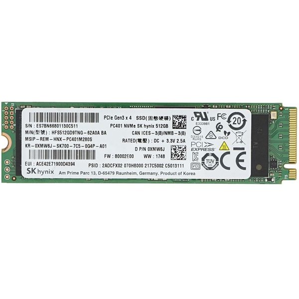 SSD NVME SK Hynix 512GB - BH 36 THÁNG