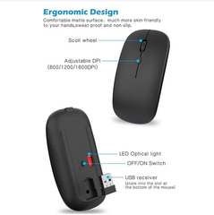 Chuột ko dây cổng USB và Type-C