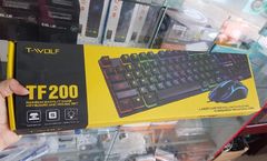 Bộ Phím Chuột T-WOLF TF200 LED - Bh 12 tháng