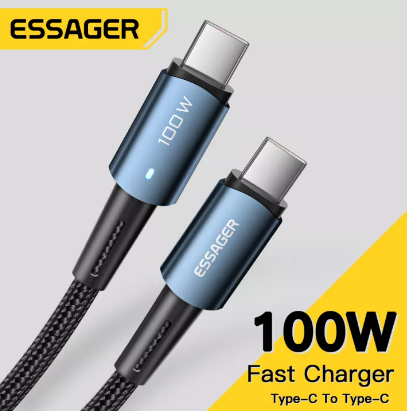 Dây Cáp Sạc Nhanh Essager Type-C 100W Dài 2m