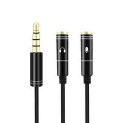 Cáp chia Audio 3.5mm ra mic và loa loại tốt