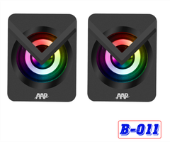Loa Vi Tính 2.0 AAP B011 Led - Bh 03 tháng