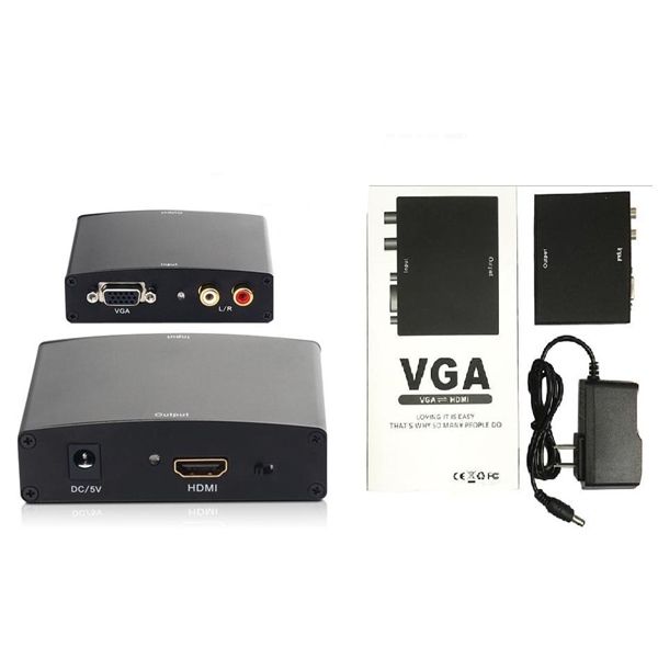 Box chuyển VGA ra HDMI ZQH-003 - Bh 03 tháng