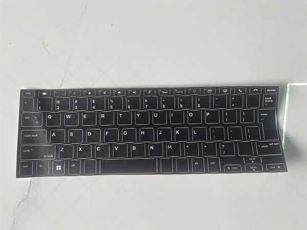 Miếng Dán Phím UK sang US có Enter - Màu Đen