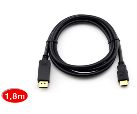 Cable DisplayPort to HDMI 1.8m -Bh 03 tháng