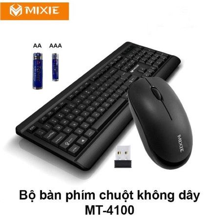 Combo Phím Chuột Không Dây MIXIE MT4100