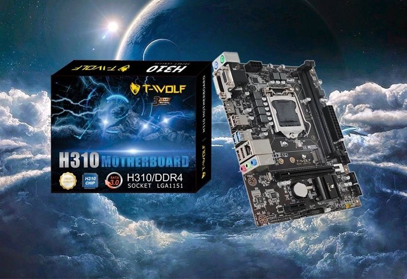 Mainboard SK 1151v2 T-WOLF H310 - BH 36 THÁNG