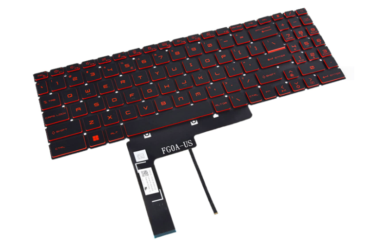 KEY MSI GF66 ZIN LED ĐỎ - BH 06 THÁNG
