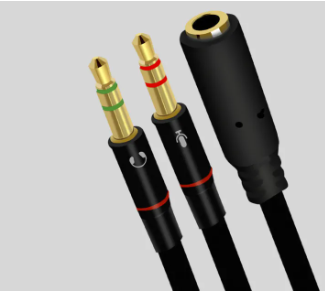 Cáp Gộp Audio và mic 3.5 ra tai nghe