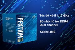 CPU SK 1200 v1 Intel Pentium Gold G6405 Box - Bh 36 tháng