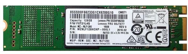 SSD Samsung M2 Sata 128Gb 2280 tm