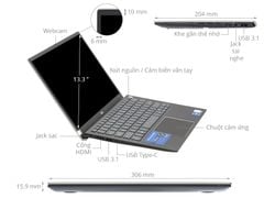 Dell Vostro 5301 i5 1135G7| RAM 8GB| NVME 512GB| 13.3 FHD Tràn Viền vỏ nhôm