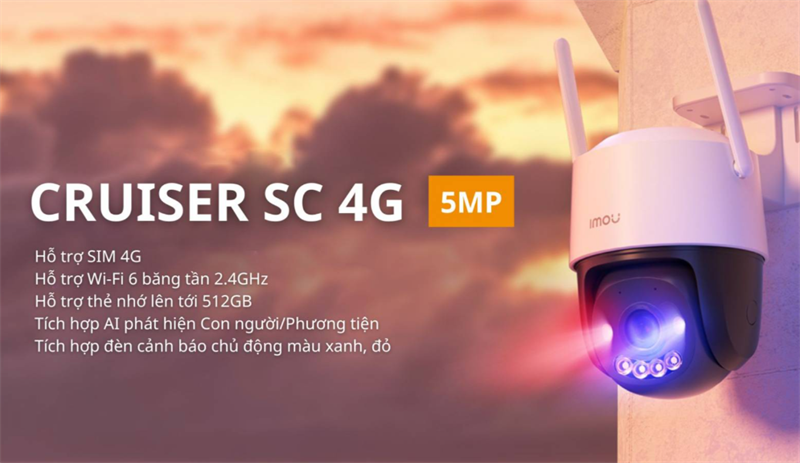 Camera IMOU Cruiser SC IPC-K7FP-5H0TE - Bh 24 Tháng